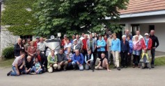 Gemarkungswanderung - Beim Treffensbucher Dorfhaus